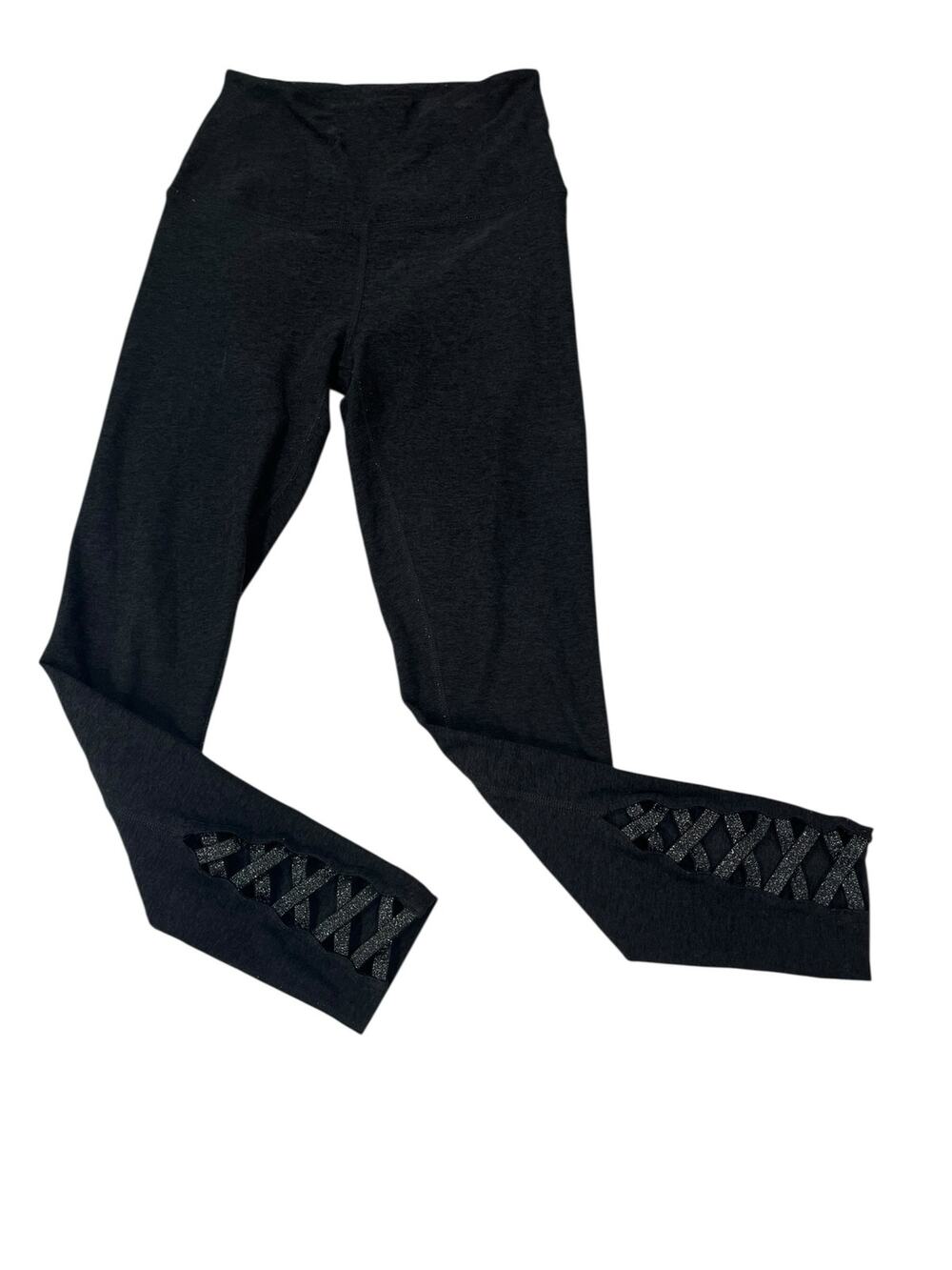 Beyond Yoga Mesh Behavior High Rise Tight Legging Dark Gray XS
